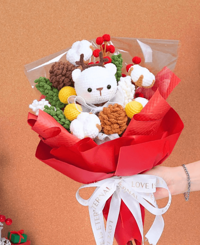 🌹✨ Bouquet de fleurs de Noël  ✨🌹
